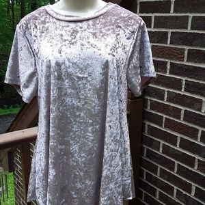 Kori America Tops - Kori America Crushed Velvet Top Kori America Tops - Kori America Crushed Velvet Top